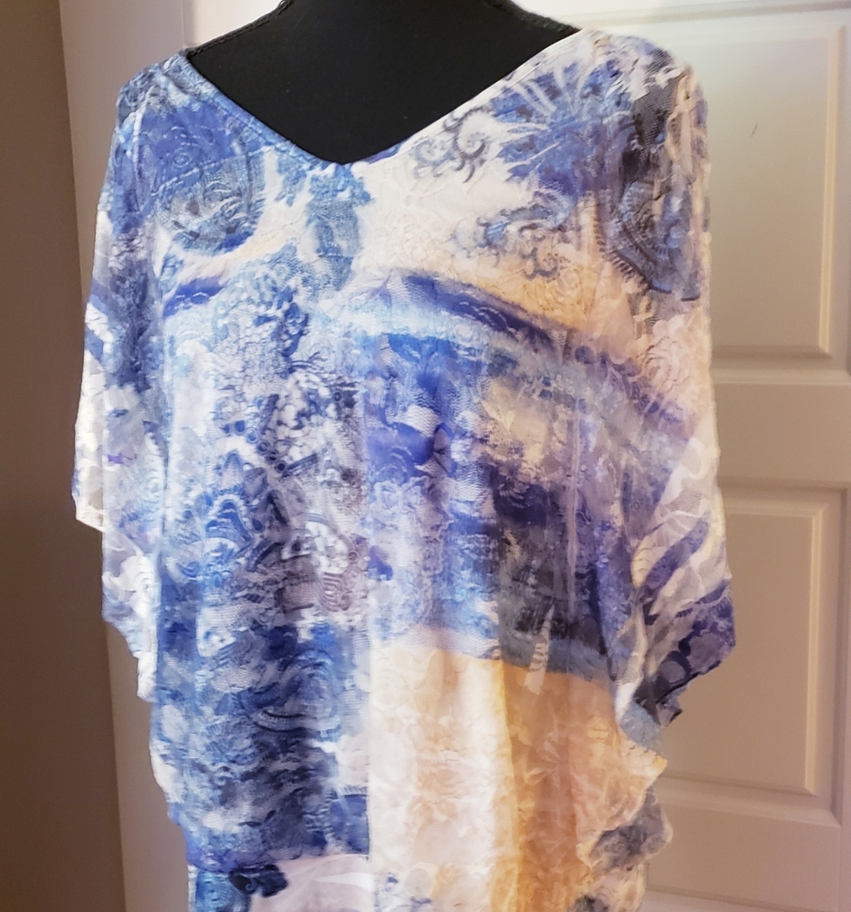 Cato Fashion Lace Pullover Top